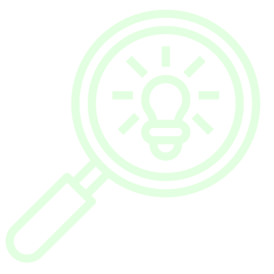 sensory exploration icon in green